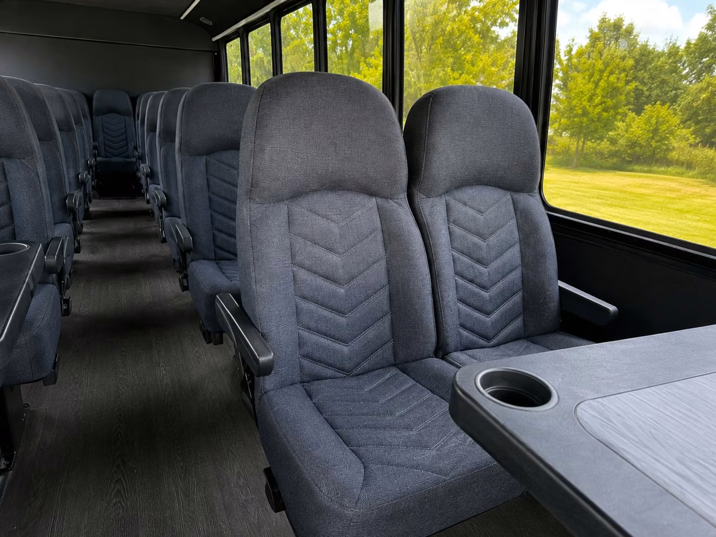 15 passenger minibus inside