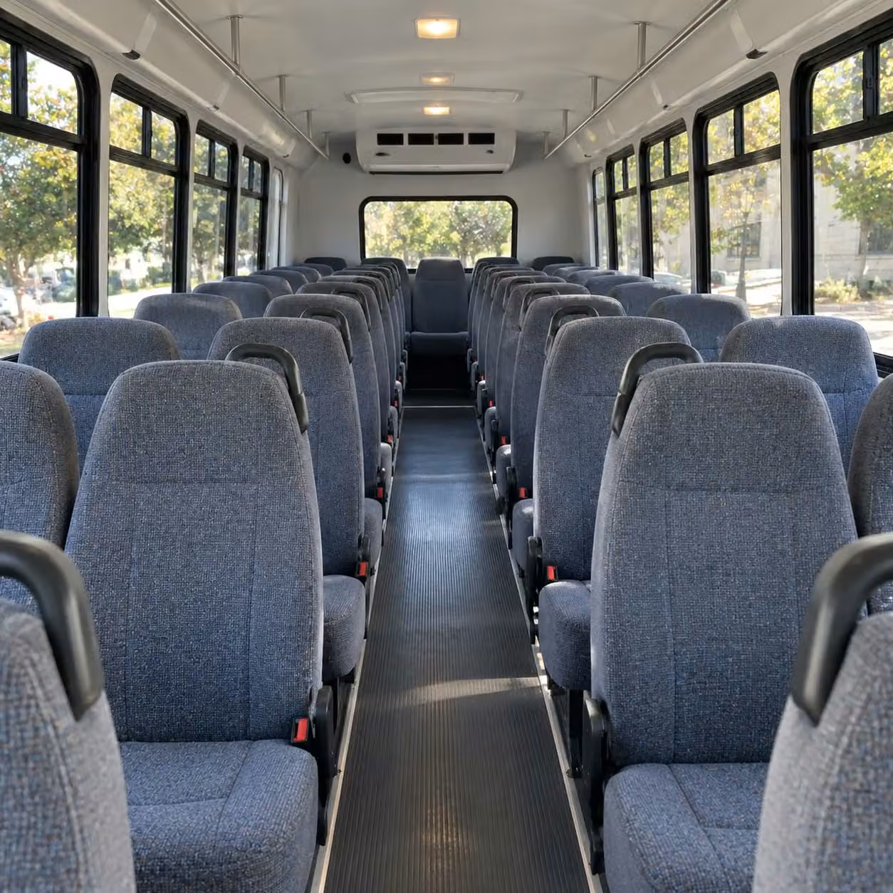 30 passenger minibus inside