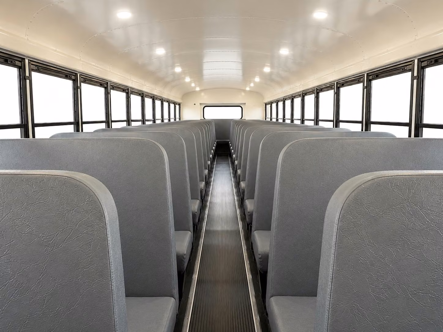 school bus inside